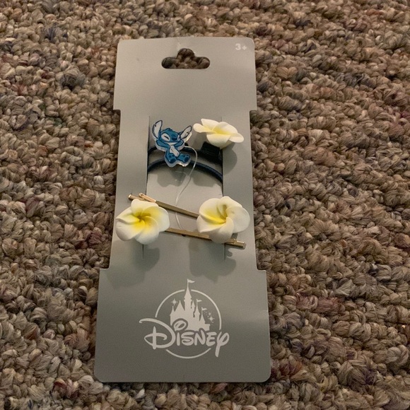 Disney Other - NWT-Disneys Stitch Ponytail And Barrettes
